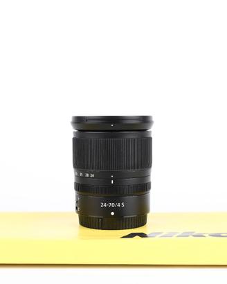 Nikon Z 24-70mm f4 S USATO GARANTITO PER DUE ANNI