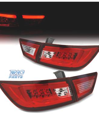 FANALI PER RENAULT CLIO 4 13-16 LIGHT BAR ROSSO CR