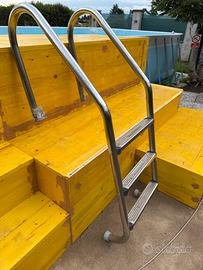 Scaletta per piscina acciaio inox