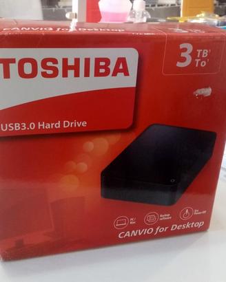 Toshiba hard drive 3tb -3,5" - usb 3.0