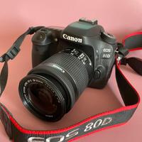 Fotocamera EOS 80D + obiettivo 18-55mm STM