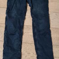 Pantaloni moto Overlap Monza Dark Blue W31