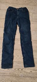 Pantaloni moto Overlap Monza Dark Blue W31