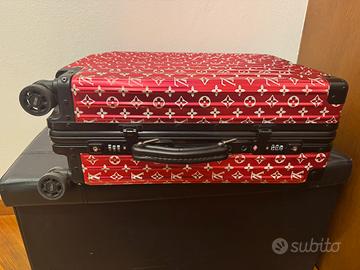 Rimowa lv supreme trolley valigia louis vuitton