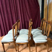 Sedie legno massello imbottite