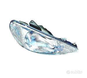 FANALE DESTRO PER PEUGEOT 206 98-09 H4