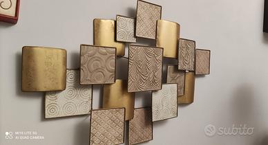 quadro decorazione in metallo