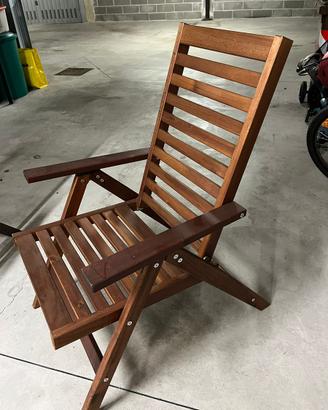 SEDIE ESTERNO IN LEGNO IKEA