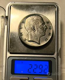 Riproduzione Moneta Albania 5 Franga Ari 1927 - 