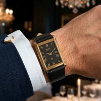 Seiko tank vintage SQ oro e nero