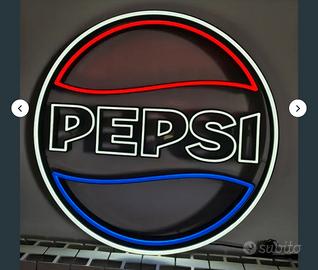 Insegna luminosa pepsi cola vintage