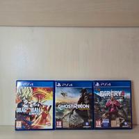 Lotto 3 Giochi PS4