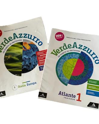 Libro "Verde Azzurro 1" con Atlante