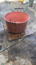 Calderone pentolone in rame