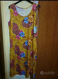 Vestito fantasia estivo donna nuovo Tg.L