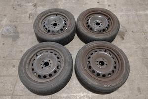 set 4 cerchi cerchioni 165/65R14 14" fiat  panda
