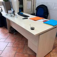 Scrivania ufficio rovere chiaro