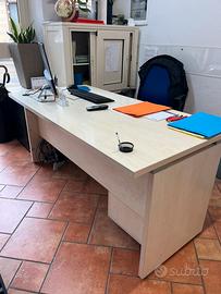 Scrivania ufficio rovere chiaro