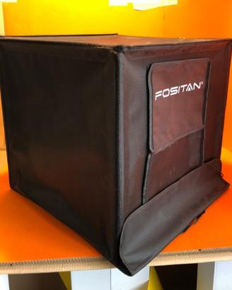 Box fotografico FOSITAN 52cm con luci LED regolabi