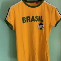 t-shirt brasil Zara vintage