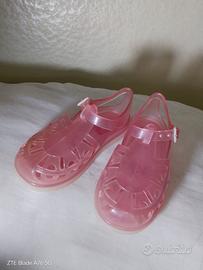 sandali mare bimba" Ipanema"rosa trasparenti nuove