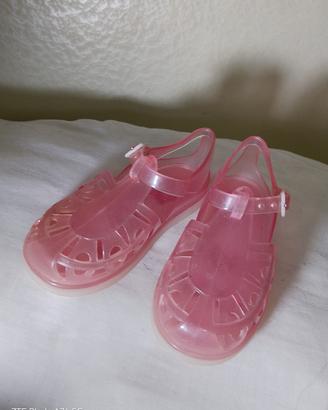 sandali mare bimba" Ipanema"rosa trasparenti nuove
