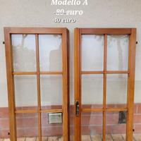 Finestre in legno usate
