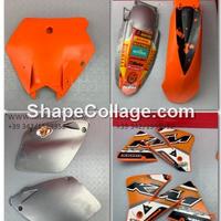 KIT PLASTICHE x KTM EXC 300 1998 1999 SX 250 2000