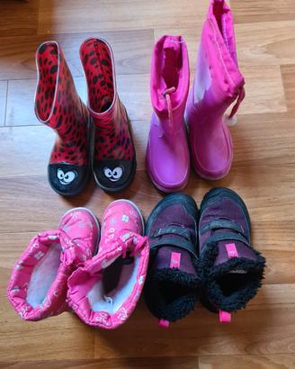 Stivali da pioggia e neve bimba