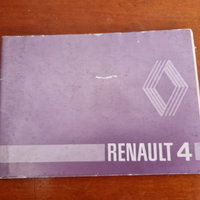 Libretti uso manutenzione Renault 4