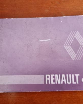 Libretti uso manutenzione Renault 4