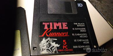 Floppy disk cavaliere nero e videopoker