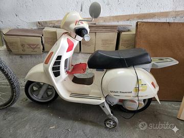 Moto Vespa elettrica bambini