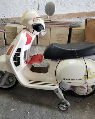 Moto Vespa elettrica bambini