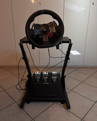 Pedaliera e volante Gaming PlayStation Logitech