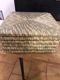 SEDILI per SEDIE in finta PAGLIA