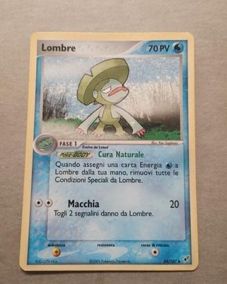 Pokemon LOMBRE Ex Deoxys 34/107 Holo Ita RARA