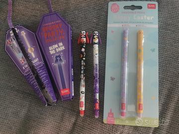 Set 2penne Legami Halloween +2 penne pasqua 2025 