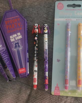 Set 2penne Legami Halloween +2 penne pasqua 2025 