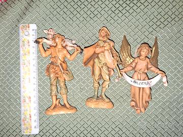 set 3 statuine presepe Fontanini