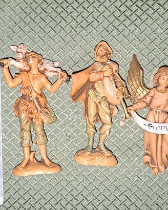 set 3 statuine presepe Fontanini