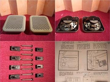 Altoparlanti VOXSON per auto storiche con manuale