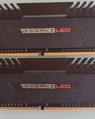 DDR4 VengeanceLED 16 GB 8X2 Corsair