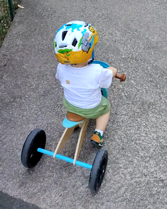 triciclo-bici senza pedali evolutiva