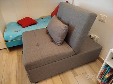 Poltrona letto singolo con Materasso Alto