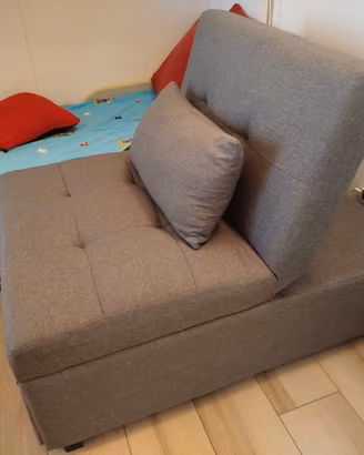 Poltrona letto singolo con Materasso Alto