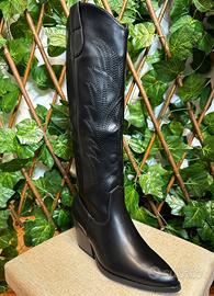 Camperos texani in pelle nuovi