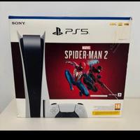 playstation 5 nuova con scatola e dei giochi 