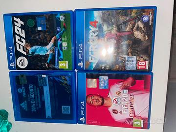 PS4 Slim 500GB + Controller + 4 Giochi – Ottime