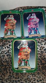 vassoi vintage coca cola natale
